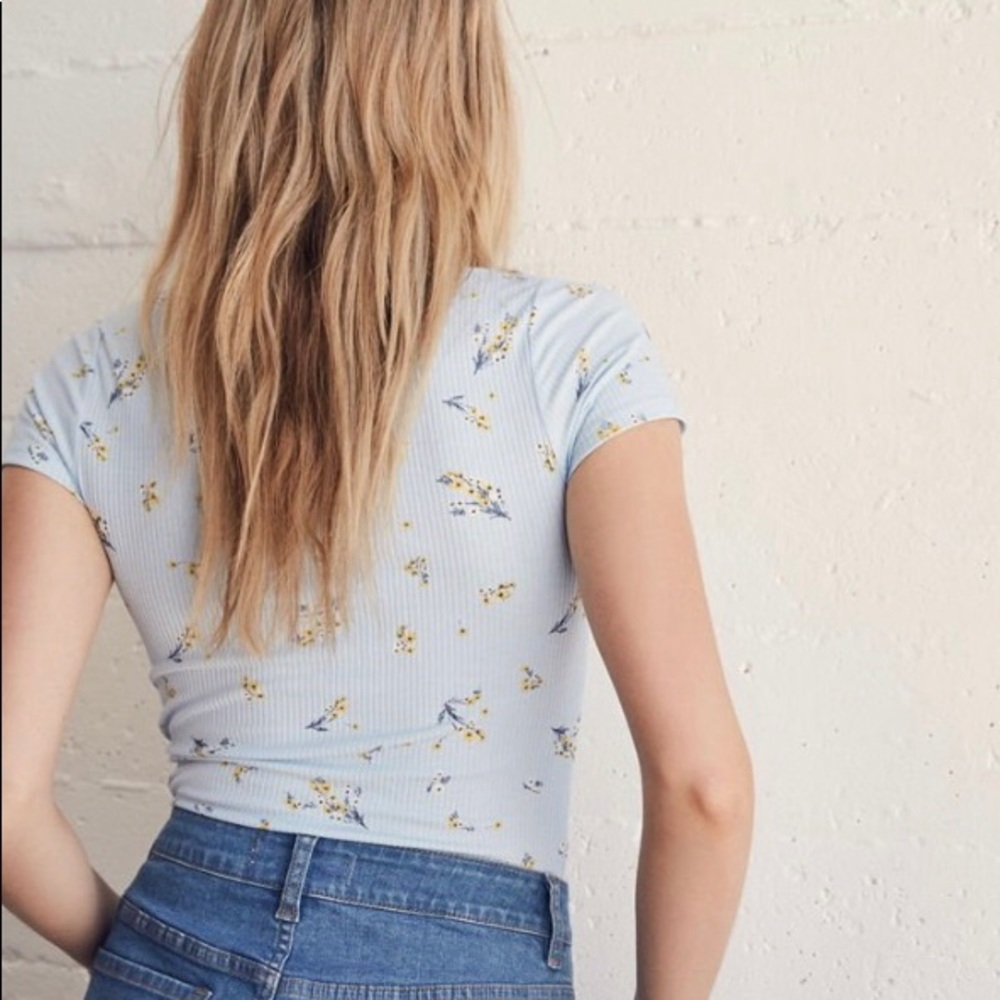 Pacsun Ribbed Tee - Picture 4 of 4